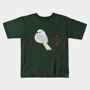 cute chubby bird Kids T-Shirt